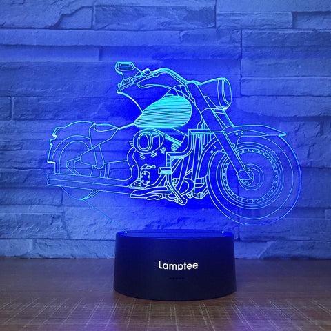 Traffic Motorbike 3D Illusion Lamp Night Light 3DL1008