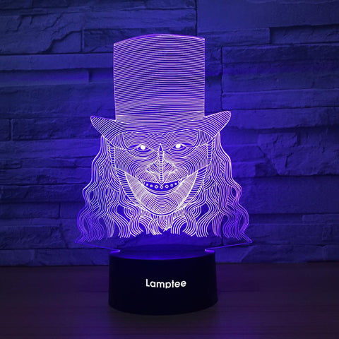 Image of Art Ghost 3D Illusion Lamp Night Light 3DL1012