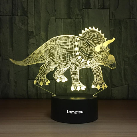 Image of Animal Dinosaur 3D Illusion Lamp Night Light 3DL1021