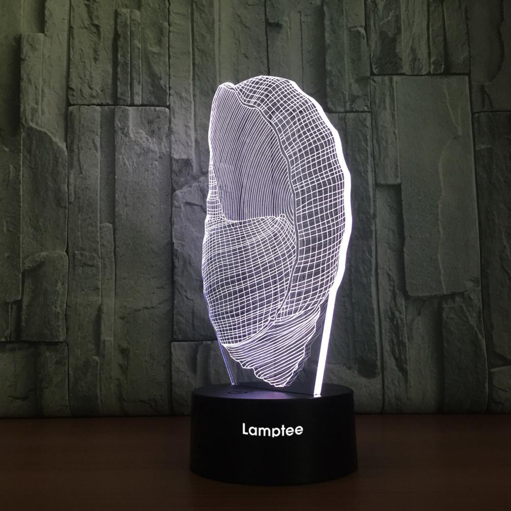 Other Seashell 3D Illusion Lamp Night Light 3DL1023