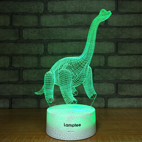 Image of Crack Lighting Base Animal Dinosaur 3D Illusion Lamp Night Light 3DL1031