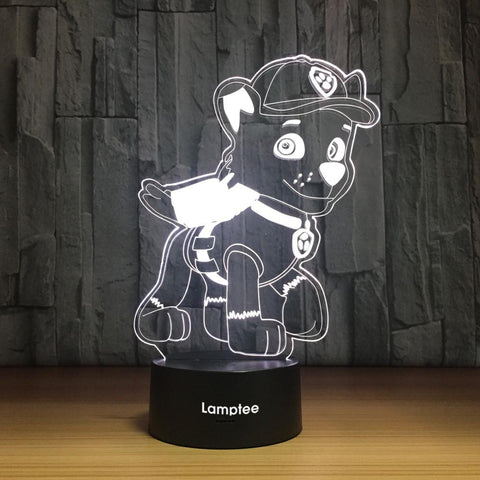 Image of Anime Paw Patrol Puppy 3D Illusion Lamp Night Light 3DL1079