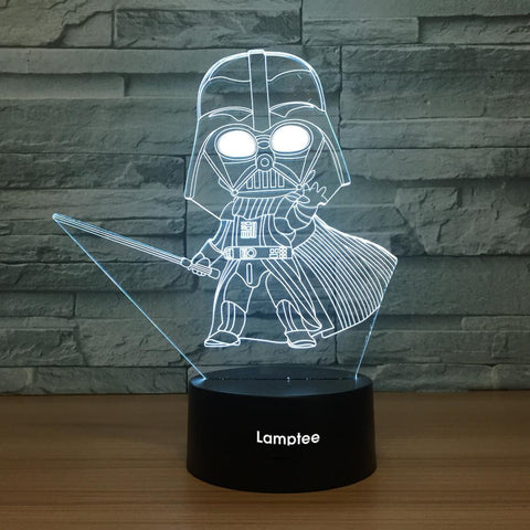 Image of Anime Star War Character 3D Illusion Lamp Night Light 3DL1110