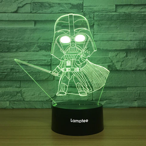 Image of Anime Star War Character 3D Illusion Lamp Night Light 3DL1110