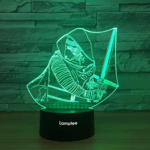 Image of Art Warrior 3D Illusion Lamp Night Light 3DL1113