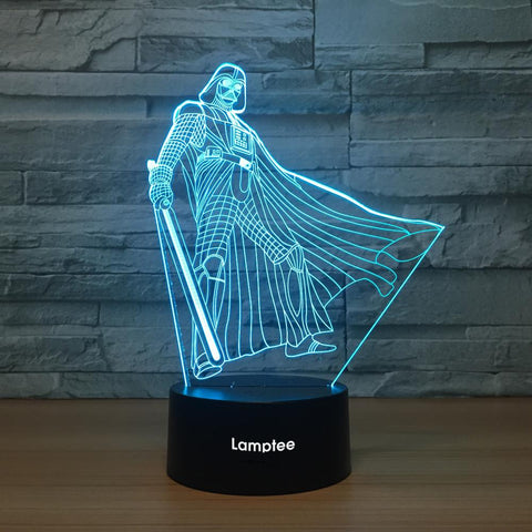 Image of Anime Star War Character 3D Illusion Lamp Night Light 3DL1120