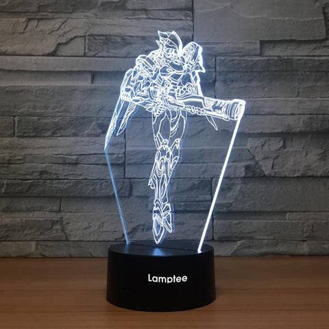Image of Anime Overwatch Ana 3D Illusion Lamp Night Light 3DL1123