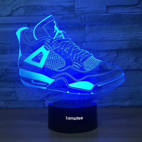 Sport Cool Basketball High Tops 3D Illusion Night Light Lamp 3DL1135