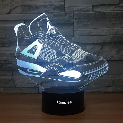 Sport Cool Basketball High Tops 3D Illusion Night Light Lamp 3DL1135
