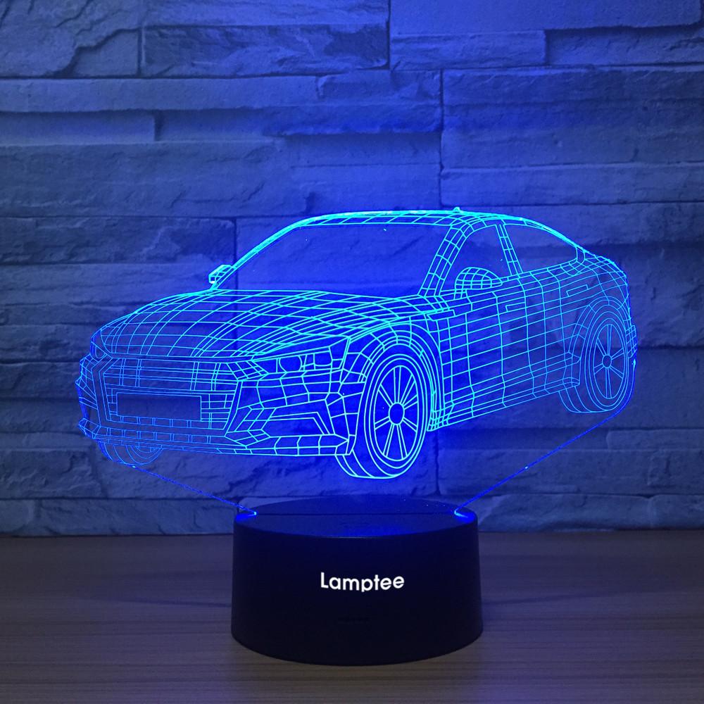 Traffic Car 3D Illusion Lamp Night Light 3DL1145