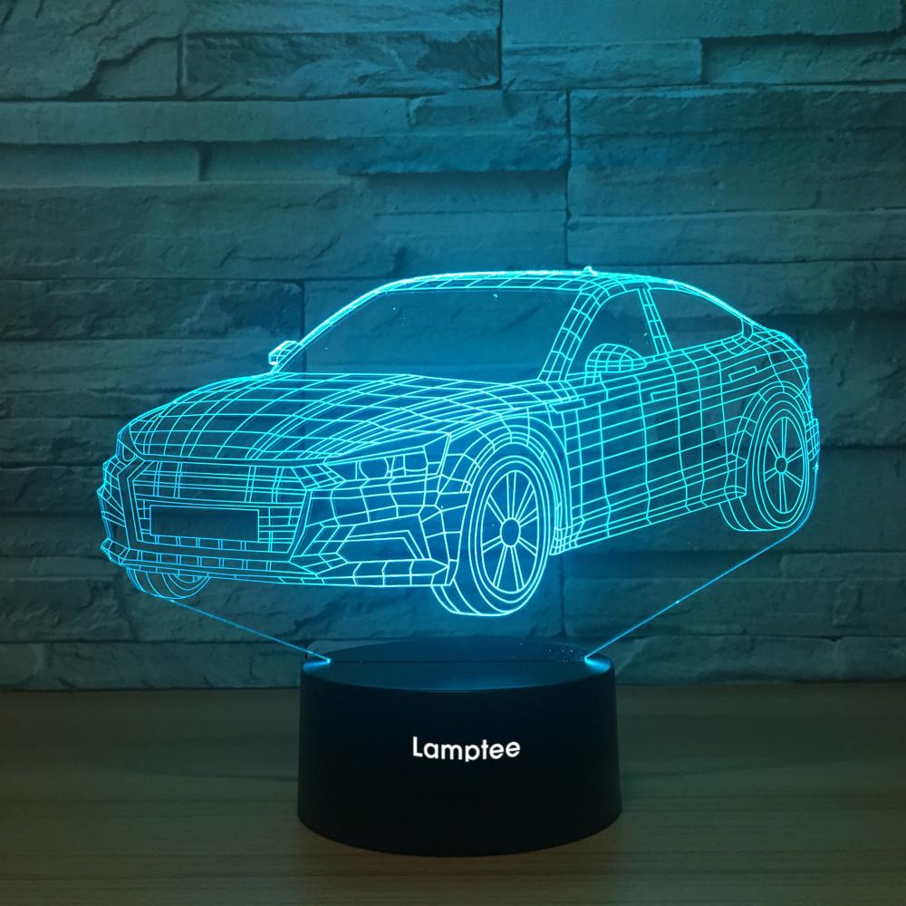 Traffic Car 3D Illusion Lamp Night Light 3DL1145