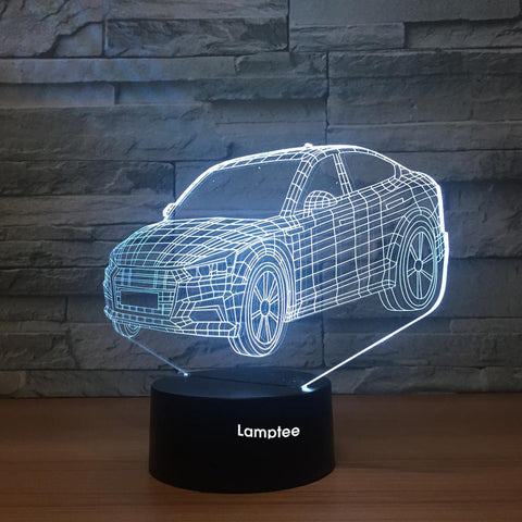 Image of Traffic Car 3D Illusion Lamp Night Light 3DL1145