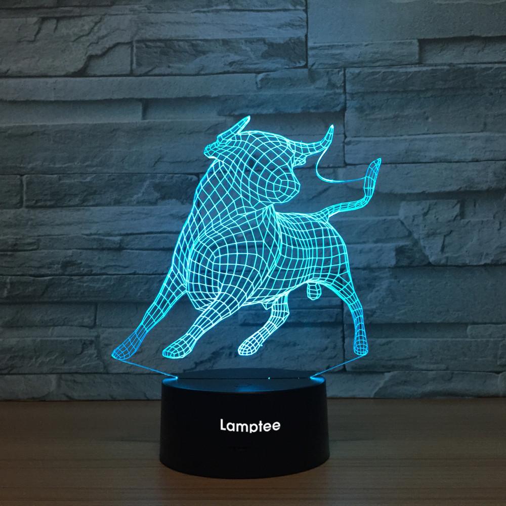 Animal Dog 3D Illusion Lamp Night Light 3DL1163