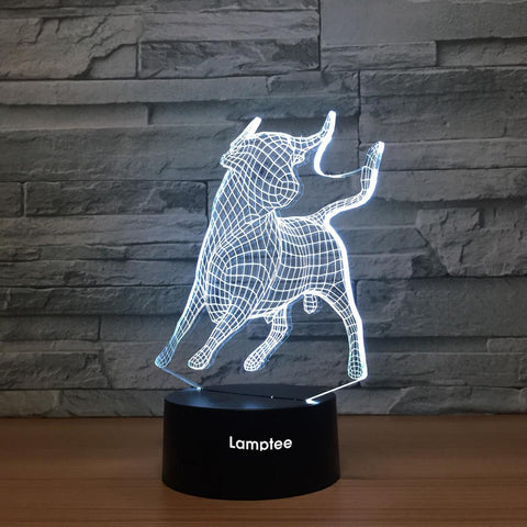Image of Animal Dog 3D Illusion Lamp Night Light 3DL1163
