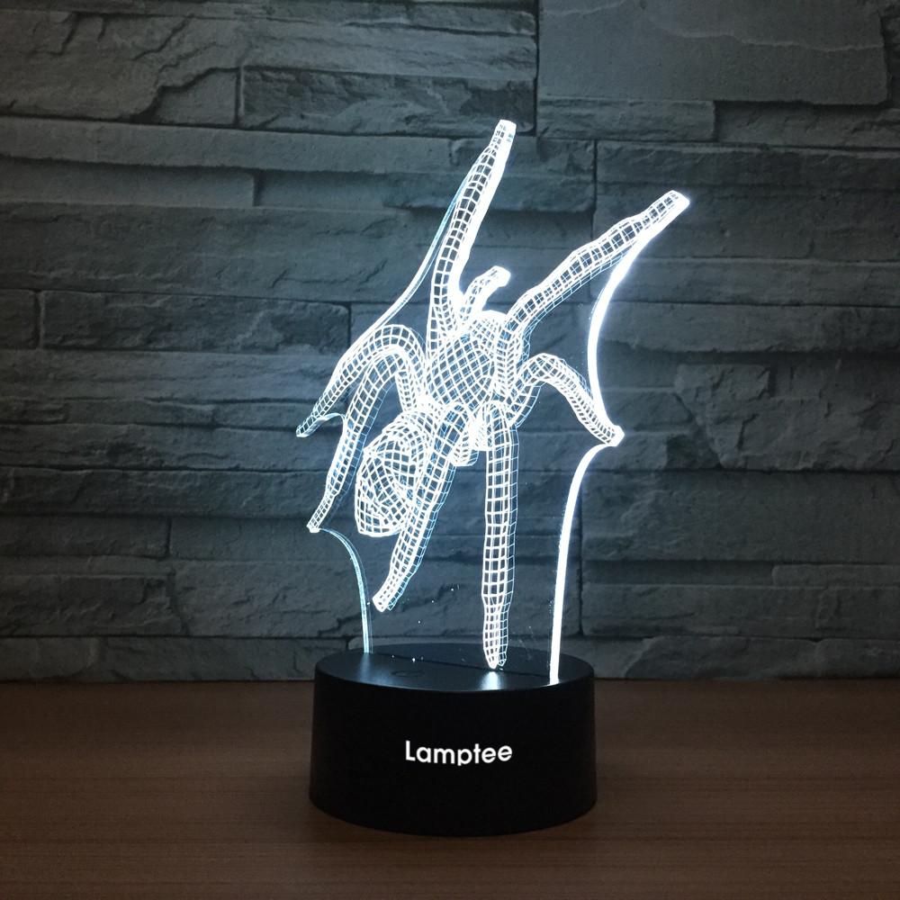 Animal Spider 3D Illusion Lamp Night Light 3DL1230