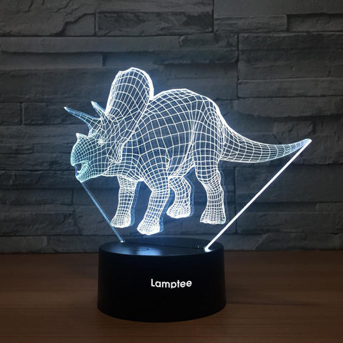 Image of Animal Dinosaur 3D Illusion Lamp Night Light 3DL1233