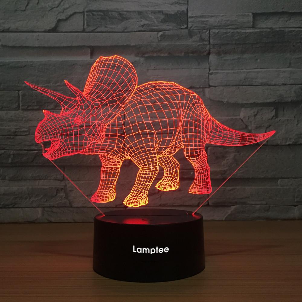 Animal Dinosaur 3D Illusion Lamp Night Light 3DL1233