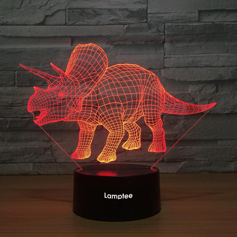 Image of Animal Dinosaur 3D Illusion Lamp Night Light 3DL1233