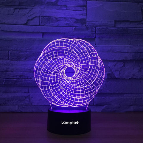 Image of Abstract Vivid 3D Illusion Lamp Night Light 3DL1234