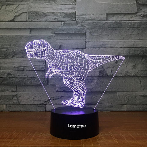 Image of Animal Dinosaur Stereo 3D Illusion Lamp Night Light 3DL1440