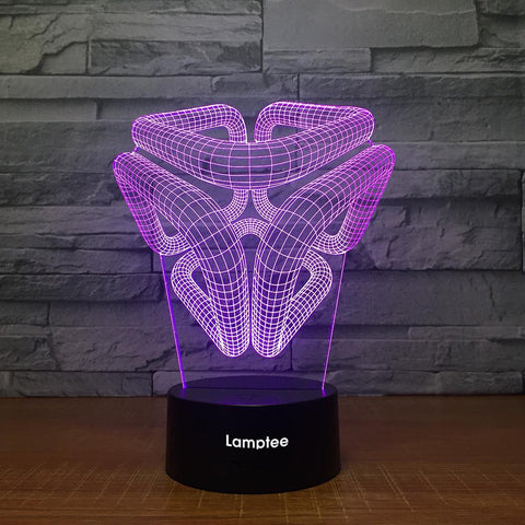 Image of Abstract Creative 3D Illusion Lamp Night Light 3DL1454