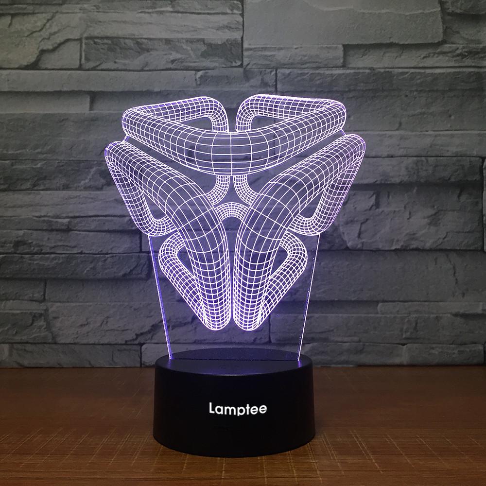 Abstract Creative 3D Illusion Lamp Night Light 3DL1454