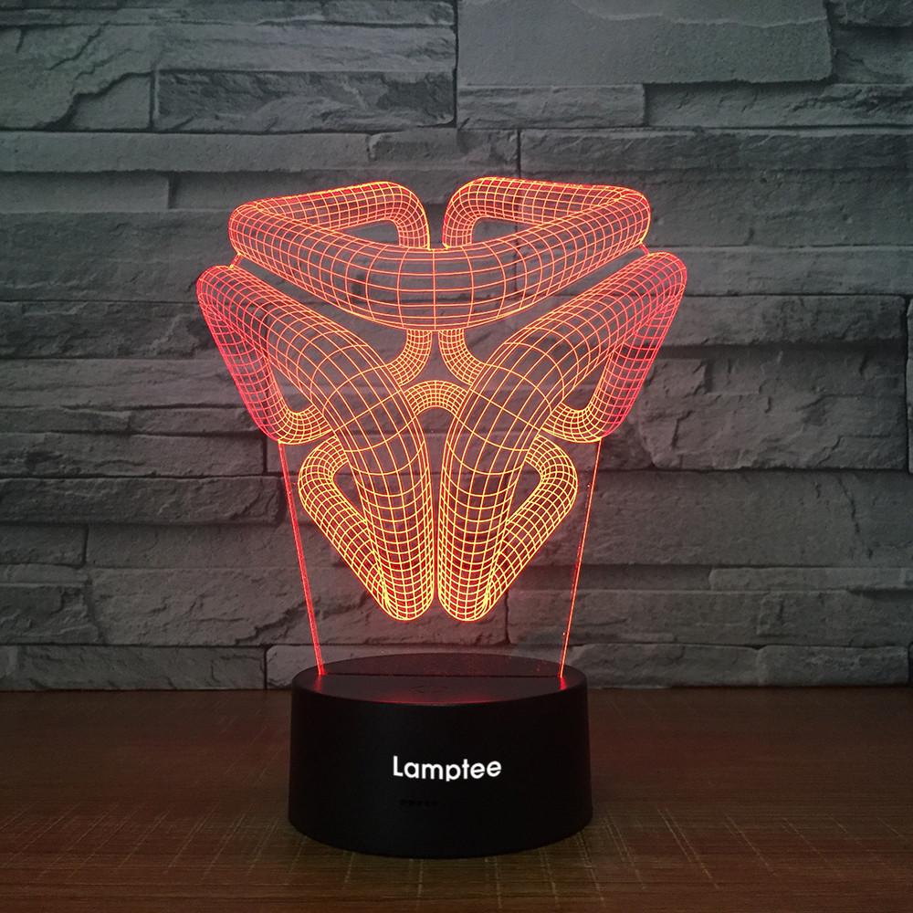 Abstract Creative 3D Illusion Lamp Night Light 3DL1454