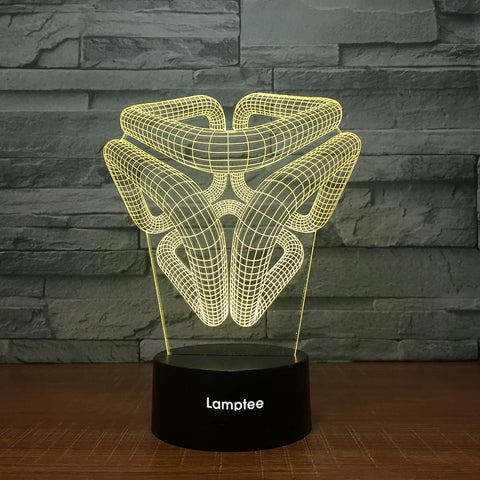 Image of Abstract Creative 3D Illusion Lamp Night Light 3DL1454