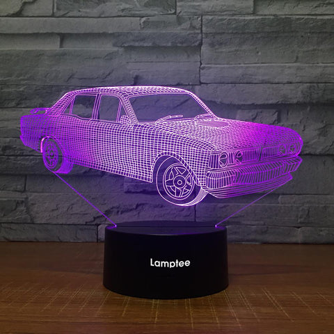 Image of Traffic Car Vivid 3D Illusion Lamp Night Light 3DL1465