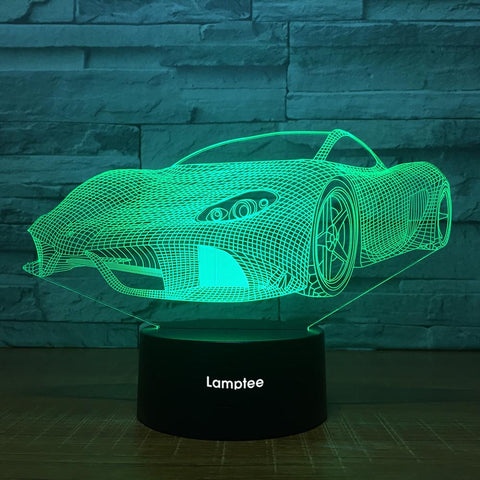 Traffic Car Vivid 3D Illusion Lamp Night Light 3DL1468