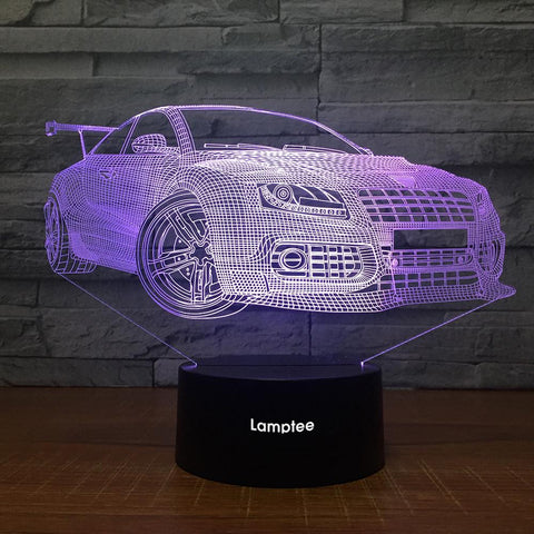 Image of Traffic Car Vivid 3D Illusion Lamp Night Light 3DL1470