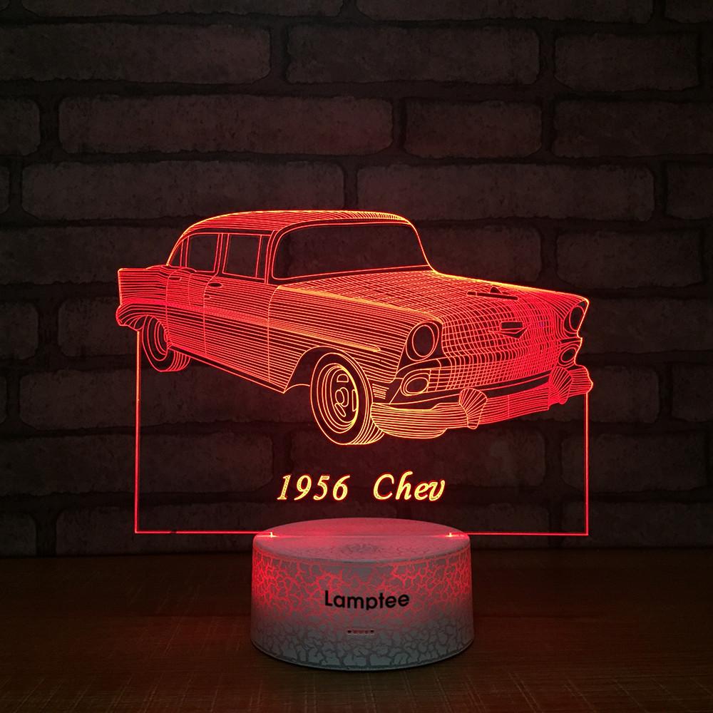 Crack Lighting Base Traffic Car 3D Illusion Lamp Night Light 3DL1474