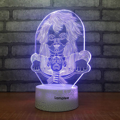 Image of Crack Lighting Base Other Creative Charaters 3D Illusion Lamp Night Light 3DL1521