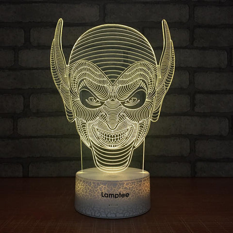 Image of Crack Lighting Base Art Freaky Monster 3D Illusion Lamp Night Light 3DL1524