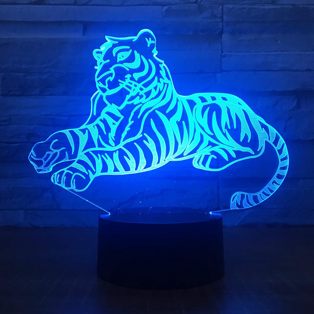 Animal Tigger 3D Illusion Lamp Night Light 3DL1550