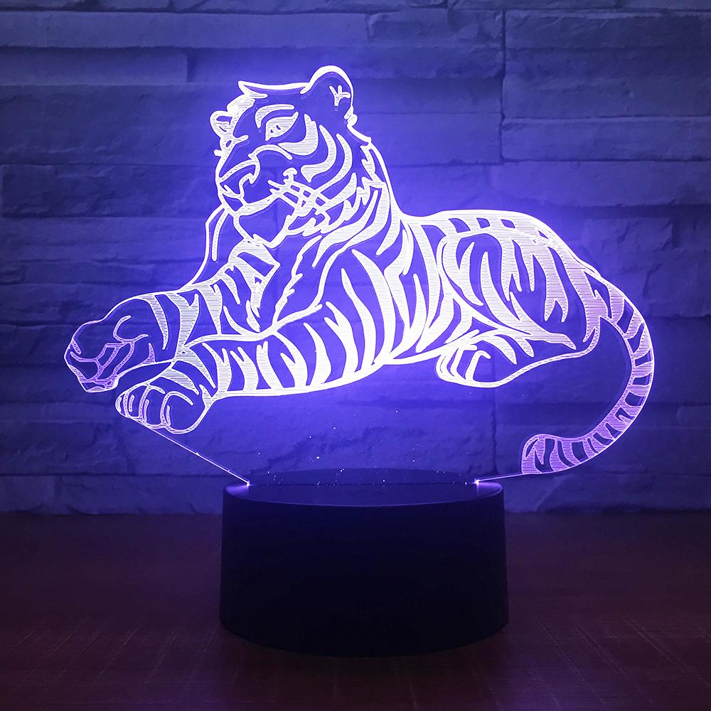 Animal Tigger 3D Illusion Lamp Night Light 3DL1550