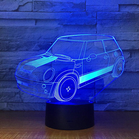 Image of Traffic Car Vivid 3D Illusion Lamp Night Light 3DL1583