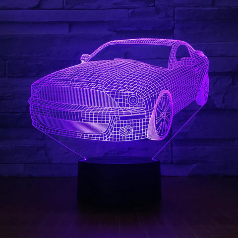 Image of Traffic Car Vivid 3D Illusion Lamp Night Light 3DL1588
