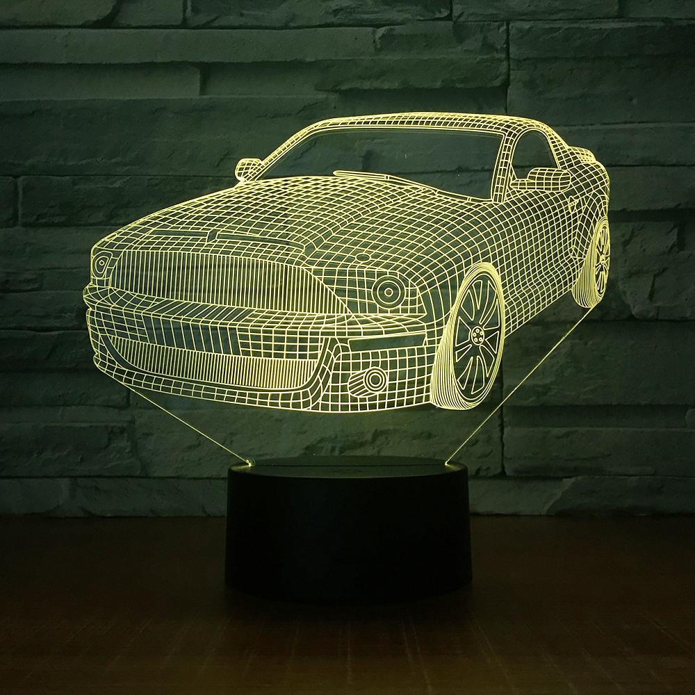 Traffic Car Vivid 3D Illusion Lamp Night Light 3DL1588