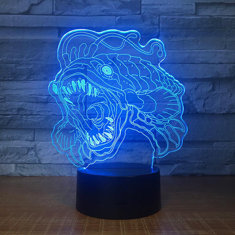 Image of Animal mysterious Creature 3D Illusion Lamp Night Light 3DL1590