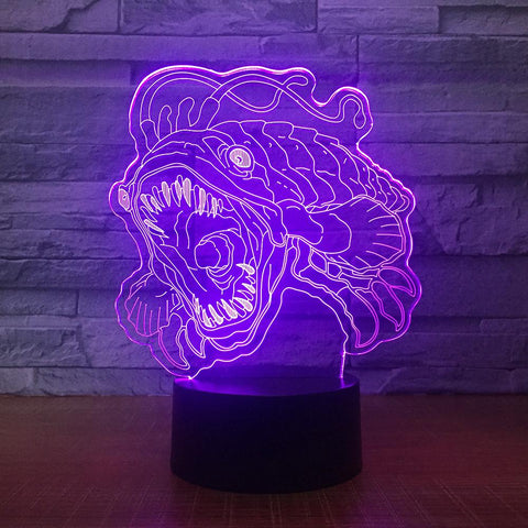 Image of Animal mysterious Creature 3D Illusion Lamp Night Light 3DL1590