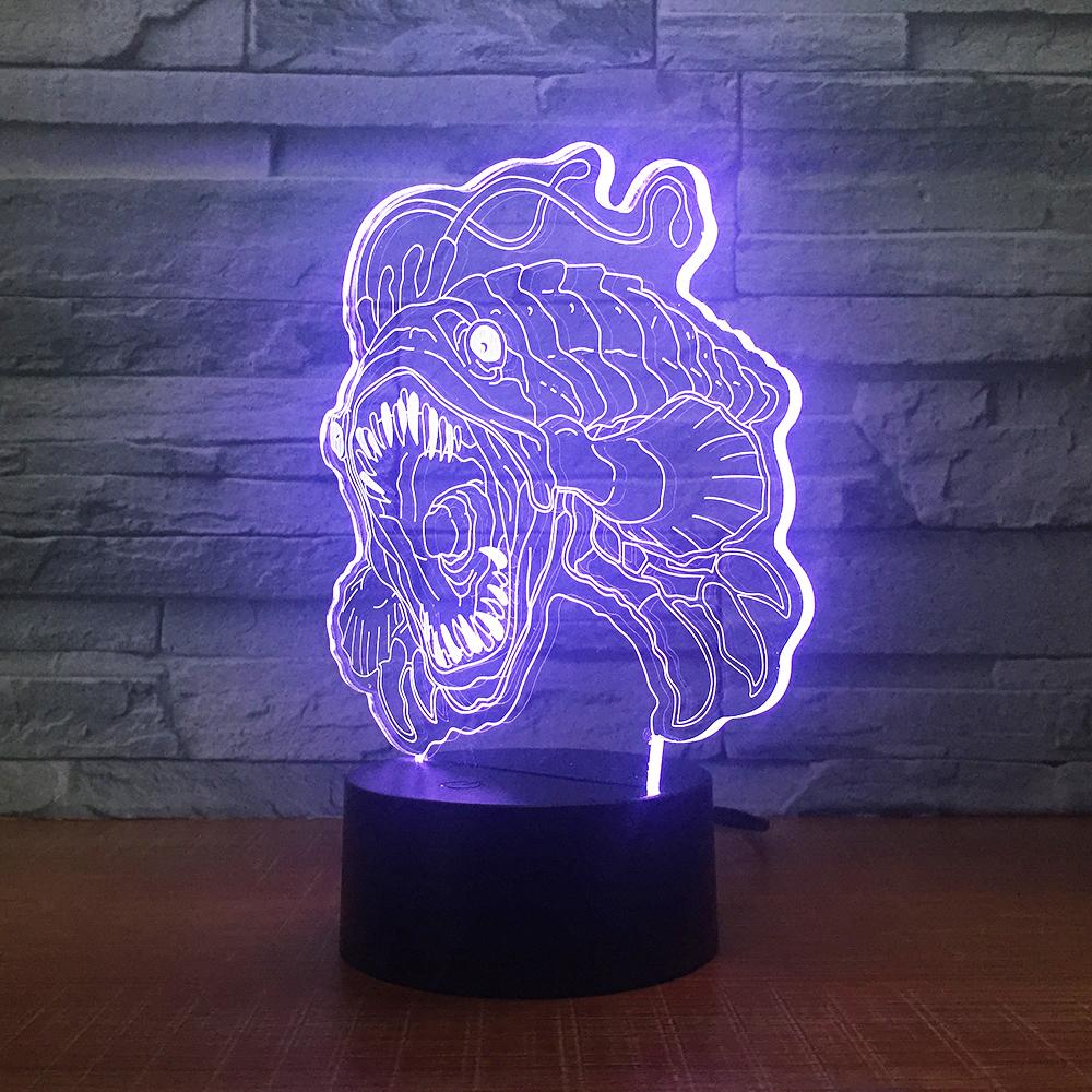 Animal mysterious Creature 3D Illusion Lamp Night Light 3DL1590