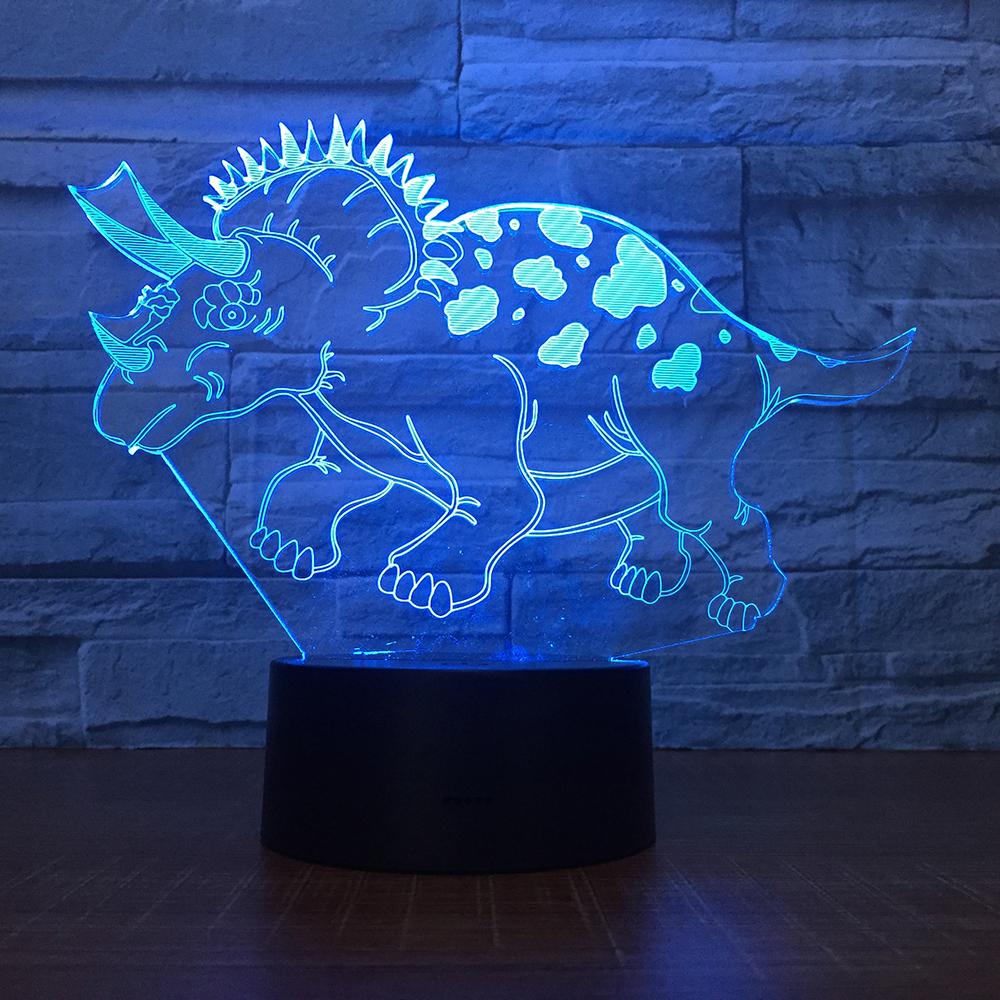 Animal Sterrholophus Marsh 3D Illusion Lamp Night Light 3DL1594