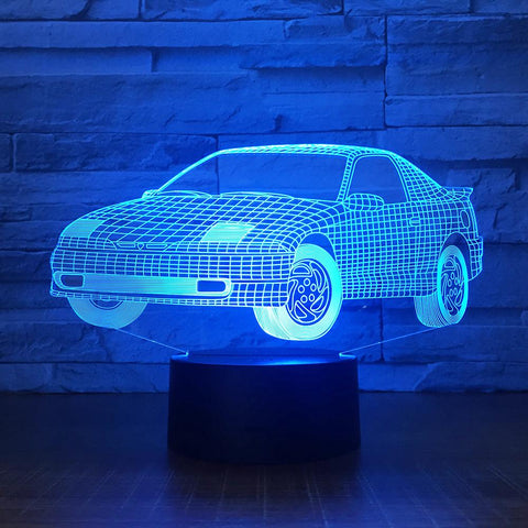 Image of Traffic Fashion Car 3D Illusion Lamp Night Light 3DL1635