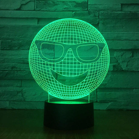 Image of Other Smiling Face 3D Illusion Lamp Night Light 3DL1650