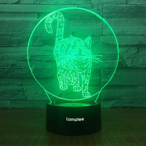 Image of Animal Leopard 3D Illusion Lamp Night Light 3DL1720