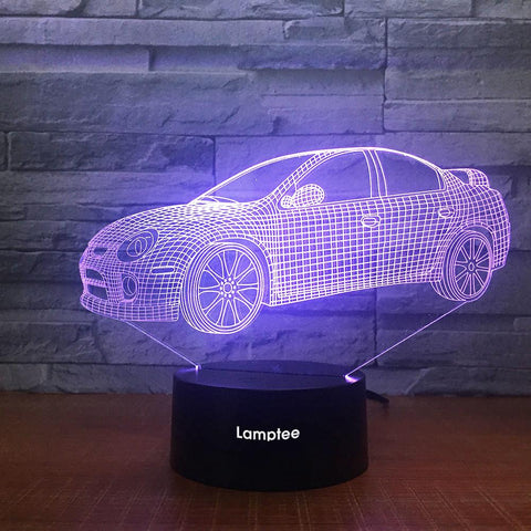 Image of Traffic Fashion Car 3D Illusion Lamp Night Light 3DL1724