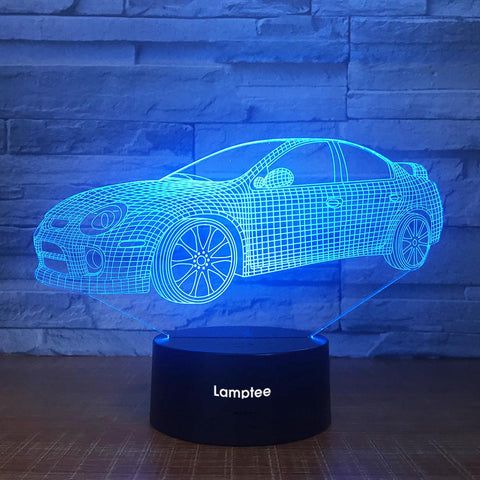 Image of Traffic Fashion Car 3D Illusion Lamp Night Light 3DL1724