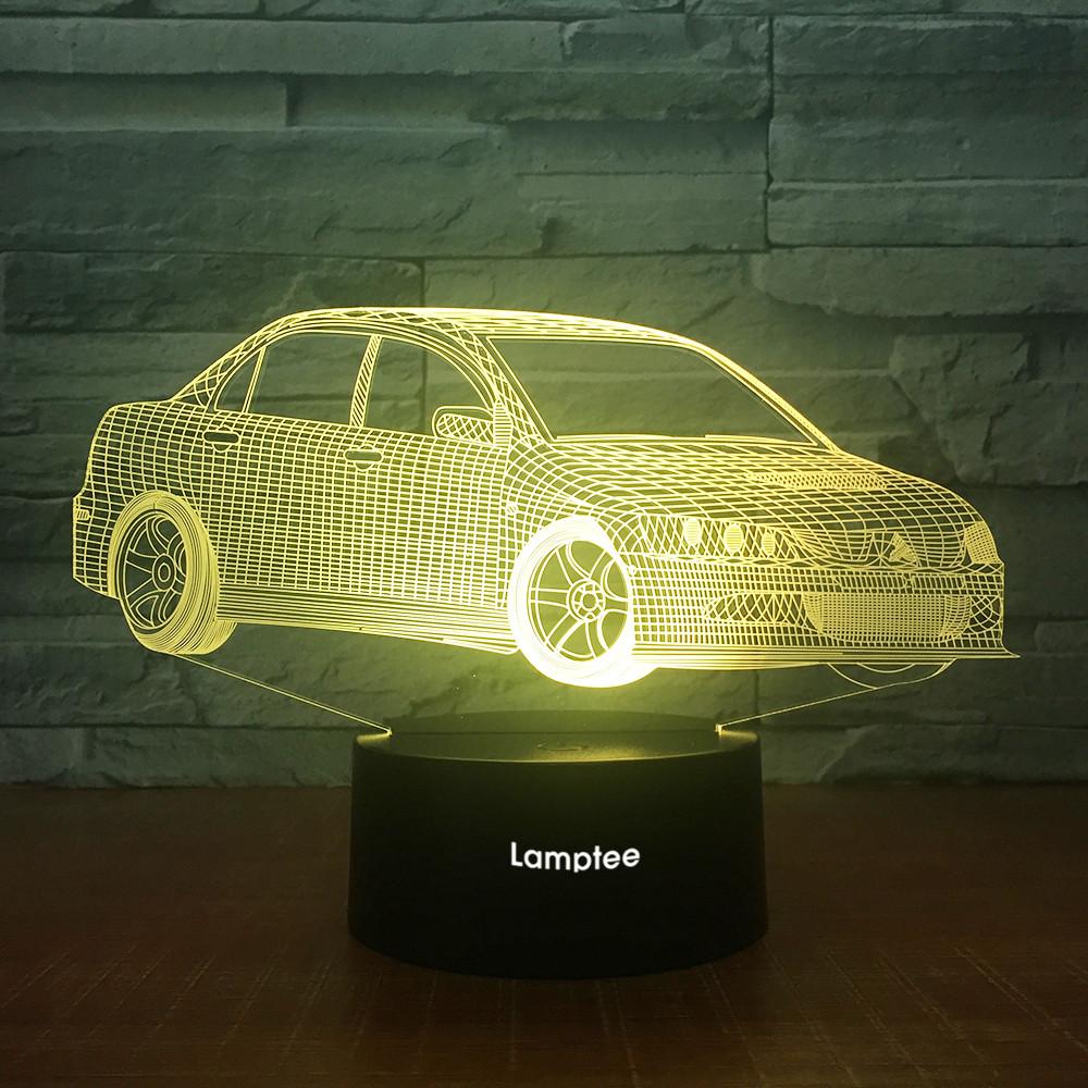 Traffic Car Decor 3D Illusion Lamp Night Light 3DL1806