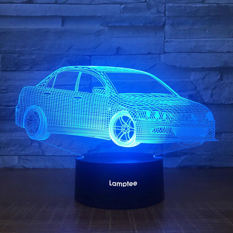 Image of Traffic Car Decor 3D Illusion Lamp Night Light 3DL1806